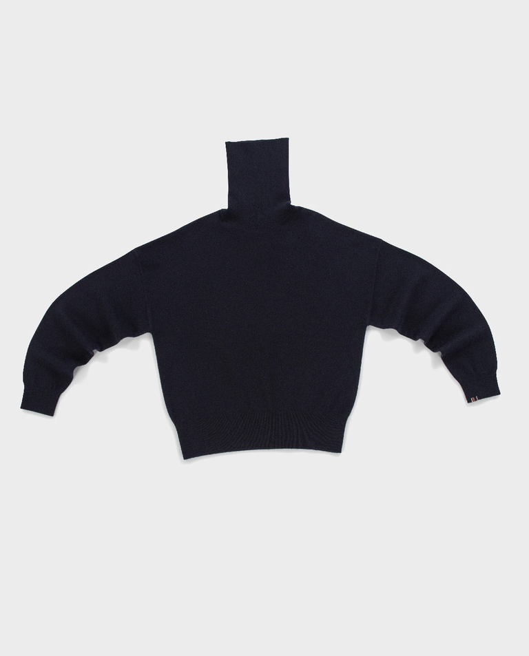 Granatowy kaszmirowy golf Jill