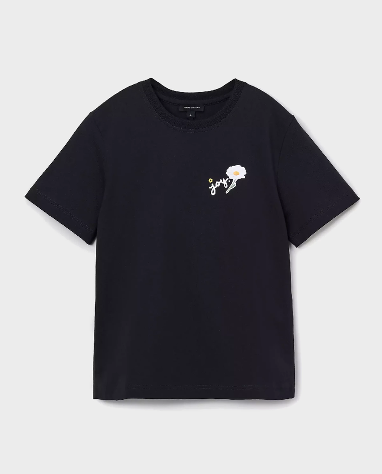 Czarna koszulka z nadrukiem