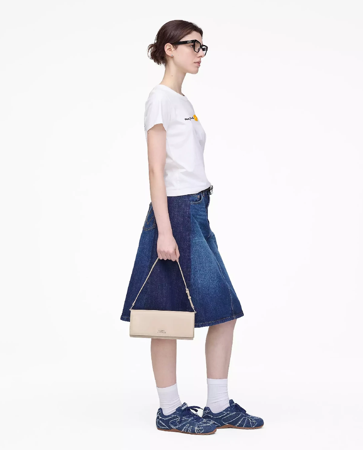 Biała koszulka z logo Daisy Slim - Image #2