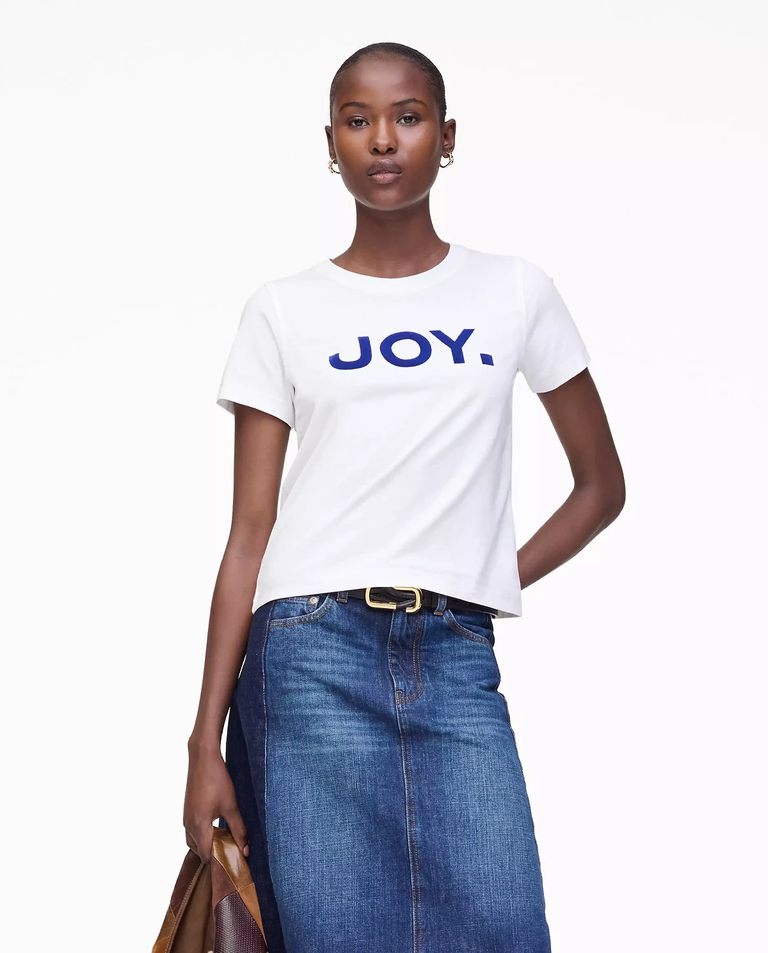 Biała koszulka Joy Slim