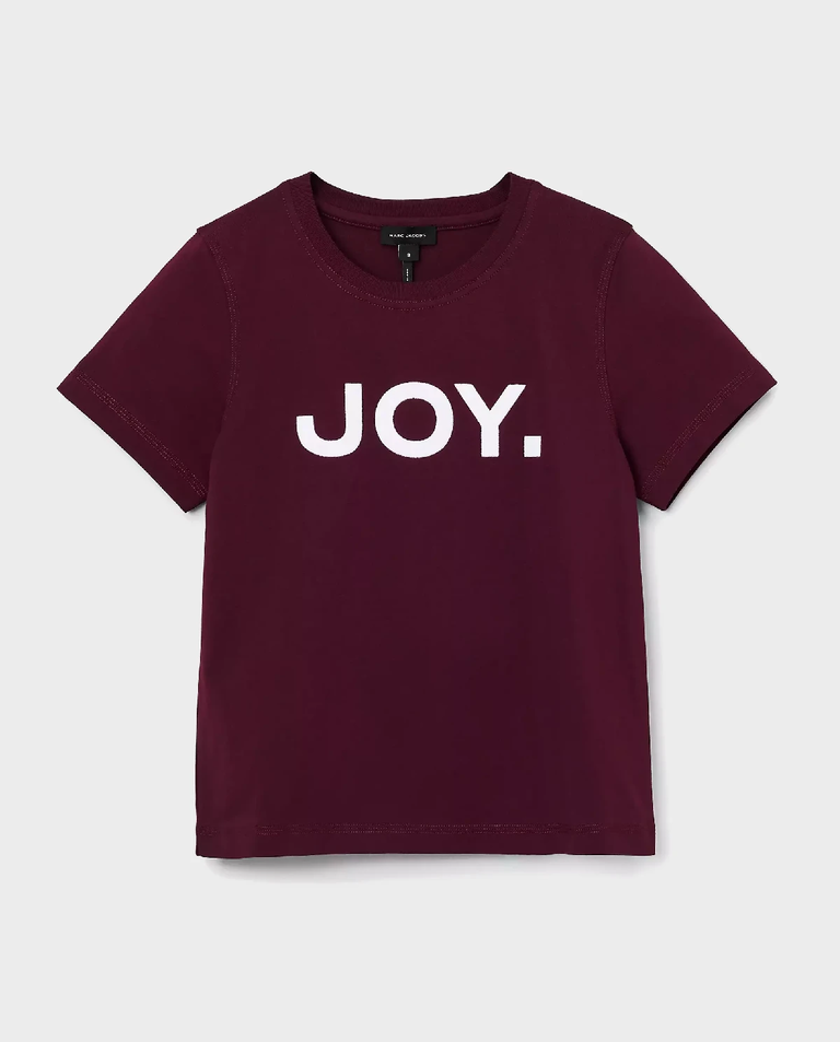 Burgundowa koszulka Joy Slim