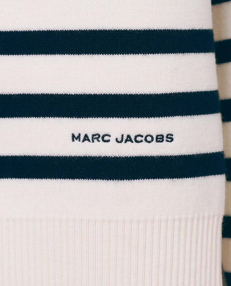 Biała bluza w paski - Image #4