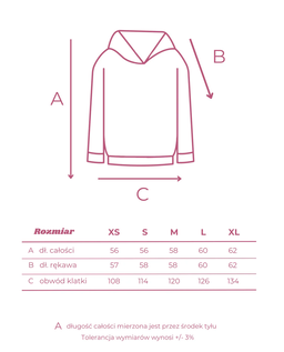 Bordowa bluza Amore - Image #7