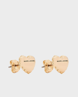 Kolczyki w kształcie serca z logo - Image #2