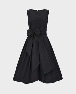 Czarna midi sukienka Maison - Image #0