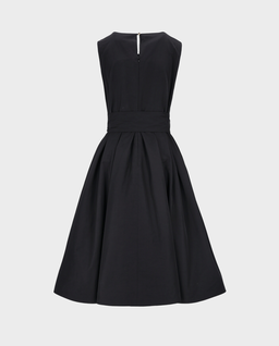 Czarna midi sukienka Maison - Image #2