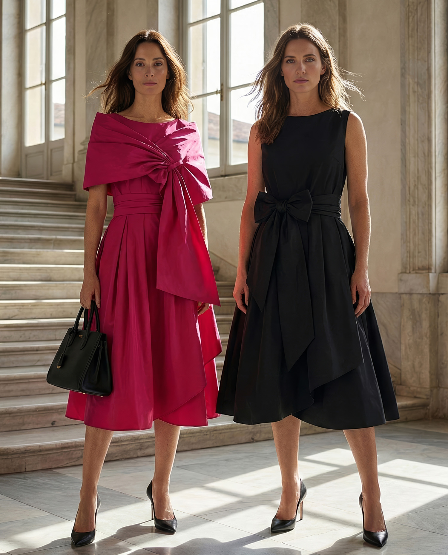 Różowa midi sukienka Maison - Image #1