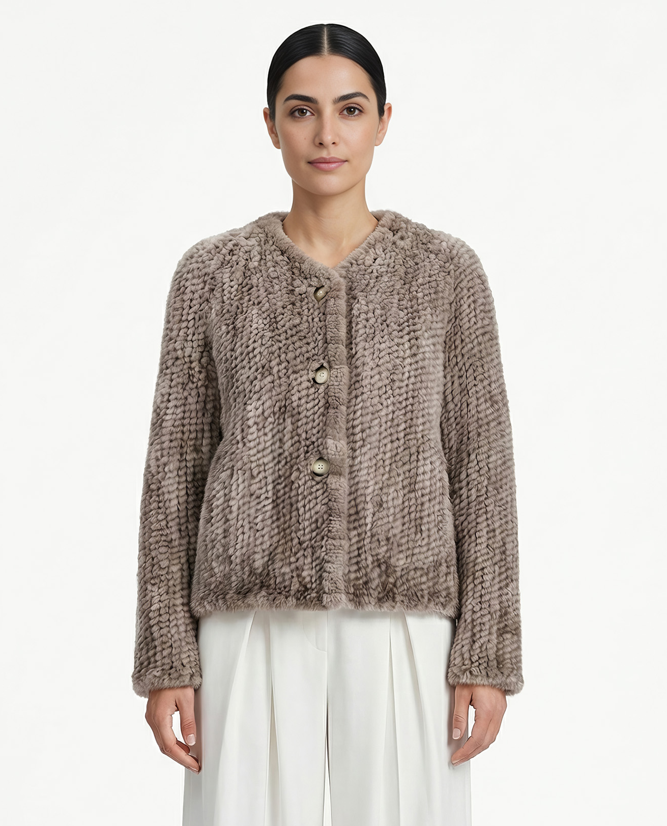 Szare futro Corina - Image #1