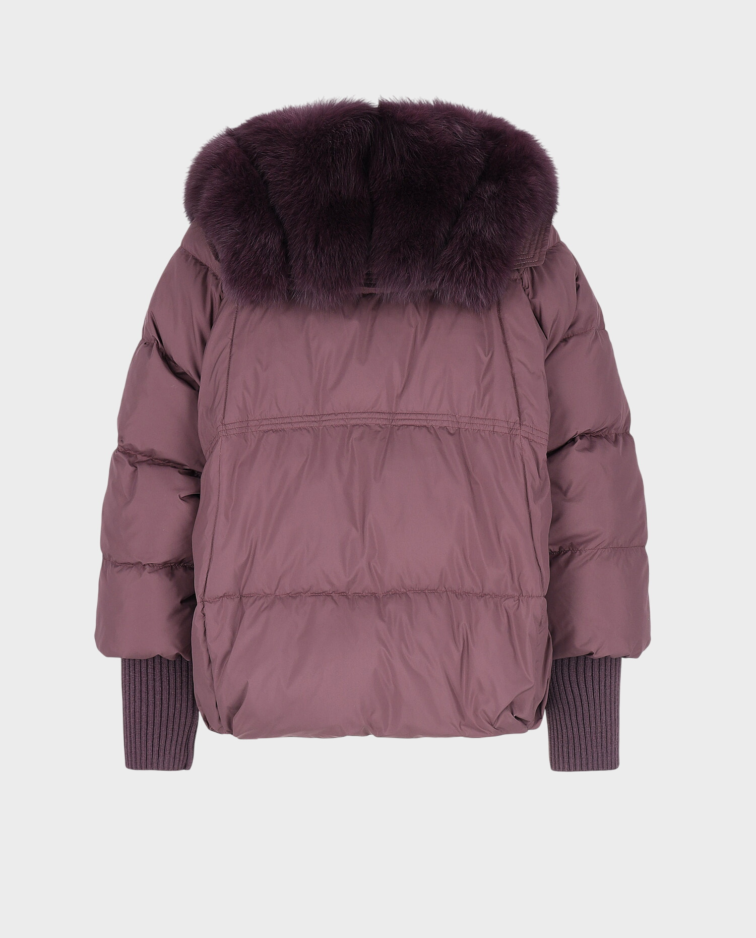 Fioletowa kurtka z kołnierzem Nevosa - Image #1