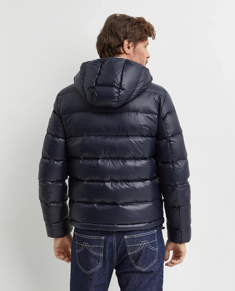 Granatowa pikowana kurtka - Image #3