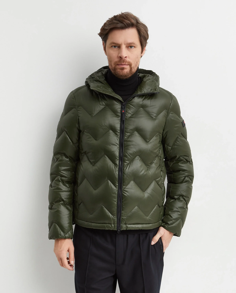 Pikowana kurtka puchowa