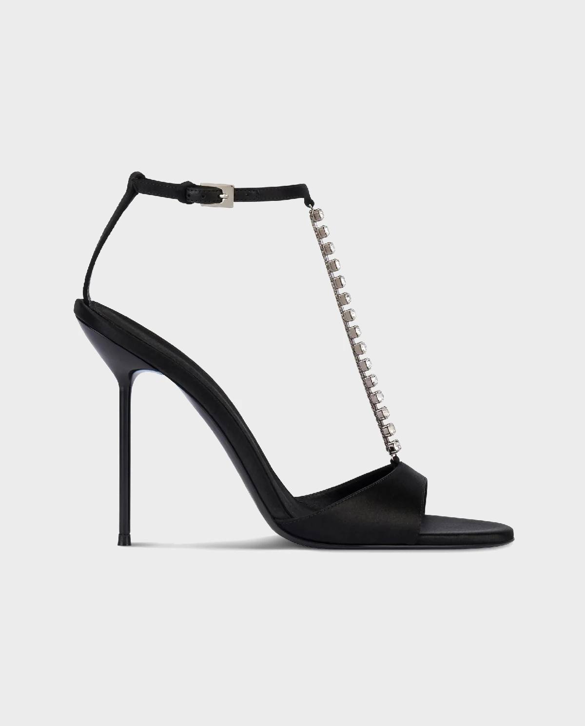 Czarne sandały na szpilce Lidia 105 - Image #0