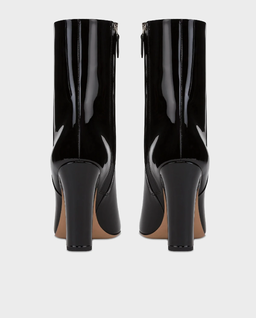 Czarne lakierowane botki Lavinia 100 - Image #4