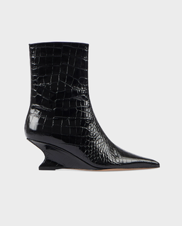 Botki z tłoczeniem skóry krokodyla Nina 50 - Image #0