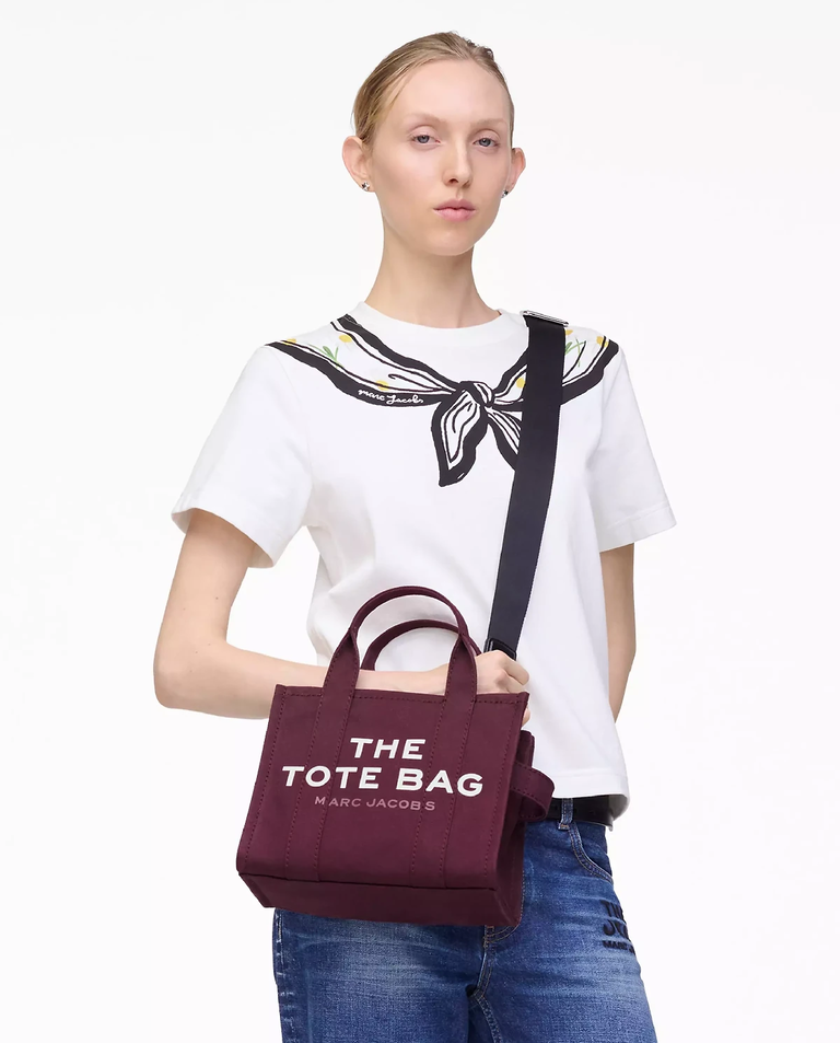 Burgundowa torebka The Small Tote Bag