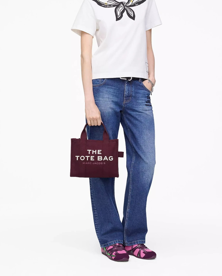 Burgundowa torebka The Small Tote Bag - Image #2