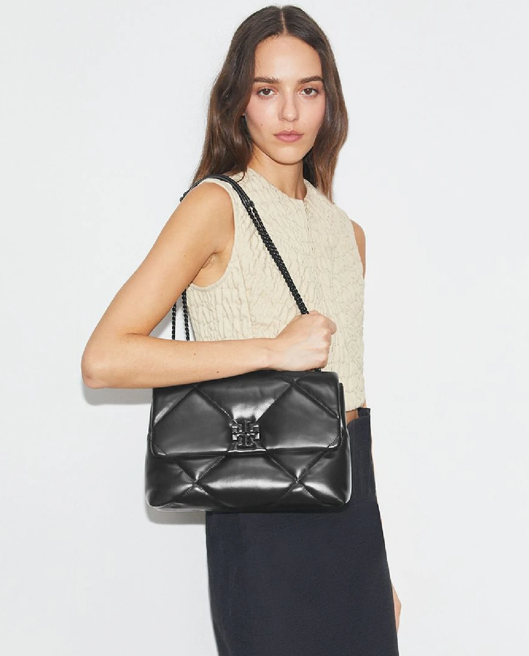 Czarna torebka Kira Diamond Quilt
