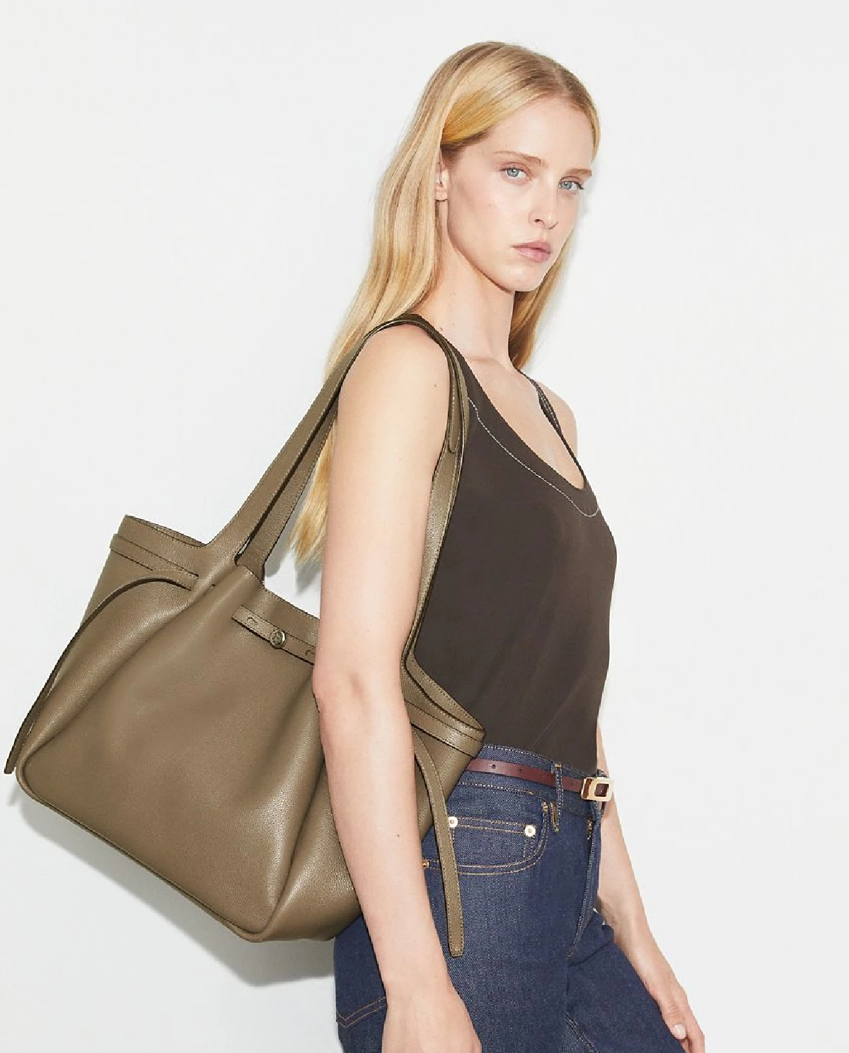 Skórzana torebka Romy Tote - Image #1