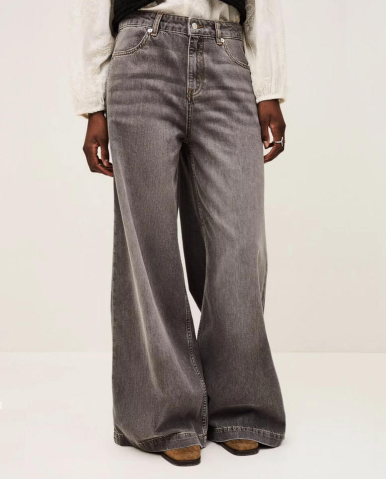 Szare spodnie jeansowe Jean Yusc