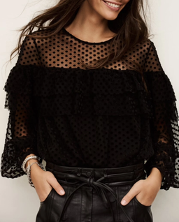 Czarna bluzka Raff - Image #1