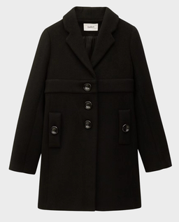 Czarny płaszcz Manteau Thea - Image #0