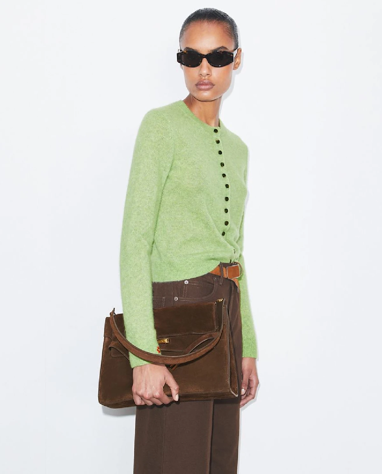 Zamszowa torba Lee Radziwill Large