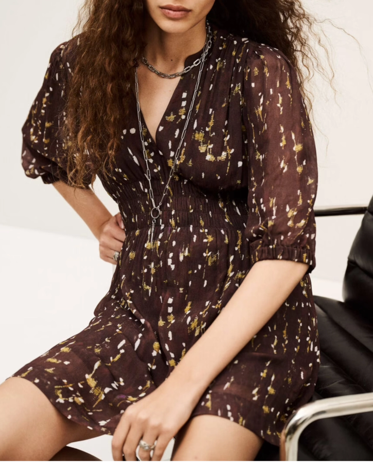 Czekoladowa sukienka Kanissa