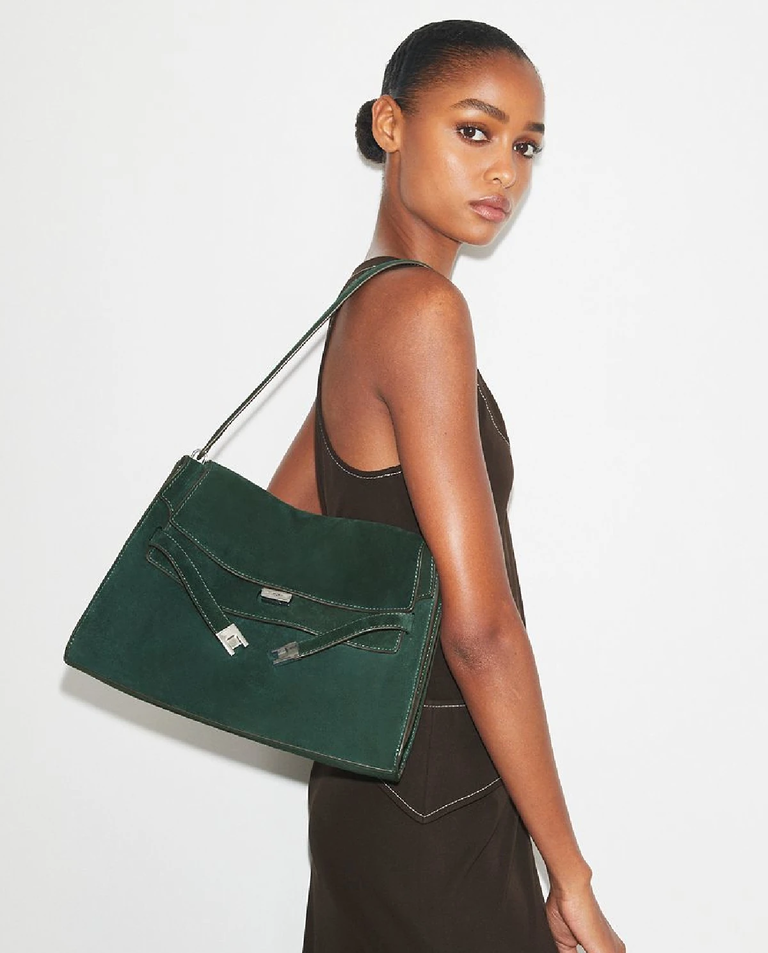 Zamszowa torba Lee Radziwill Large