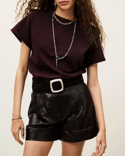 Bordowy t-shirt Pio - Image #0