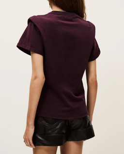 Bordowy t-shirt Pio - Image #1