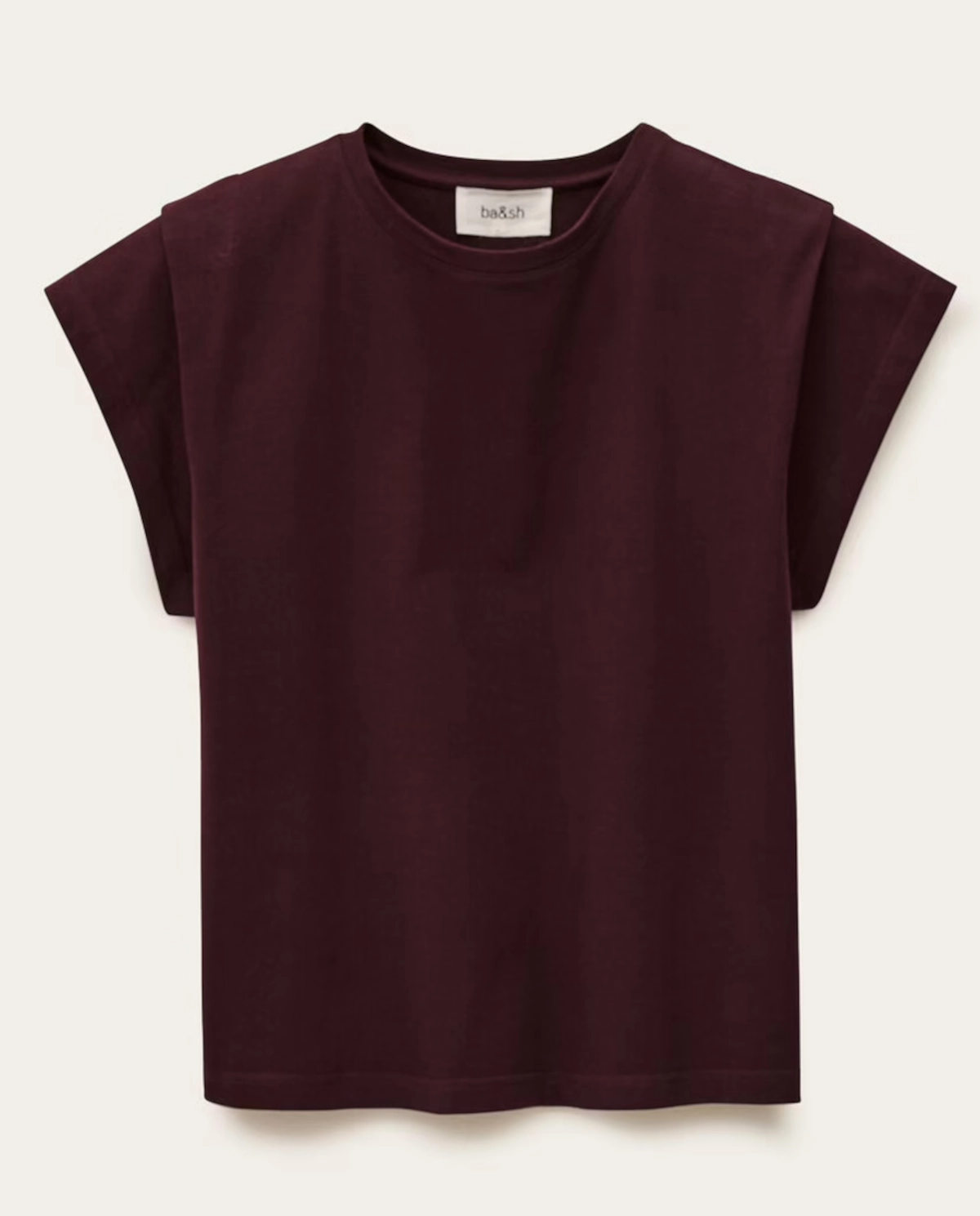 Bordowy t-shirt Pio - Image #3