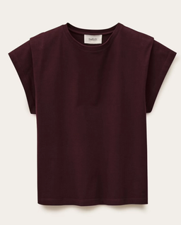 Bordowy t-shirt Pio - Image #3