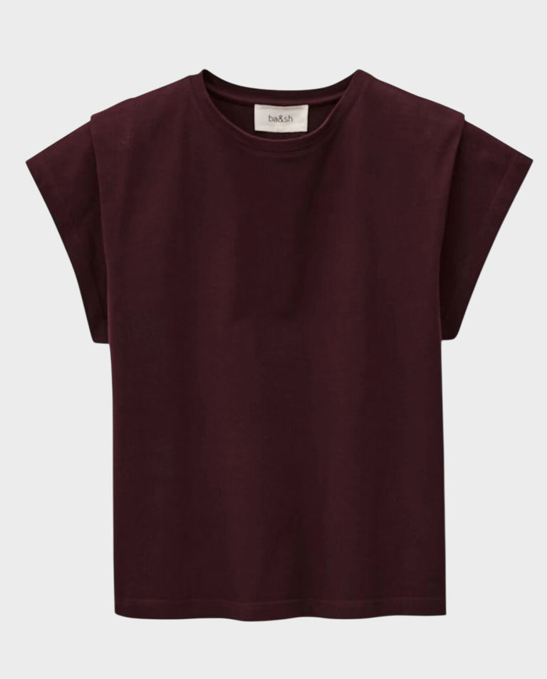 Bordowy t-shirt Pio