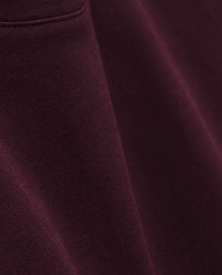 Bordowy t-shirt Pio - Image #4