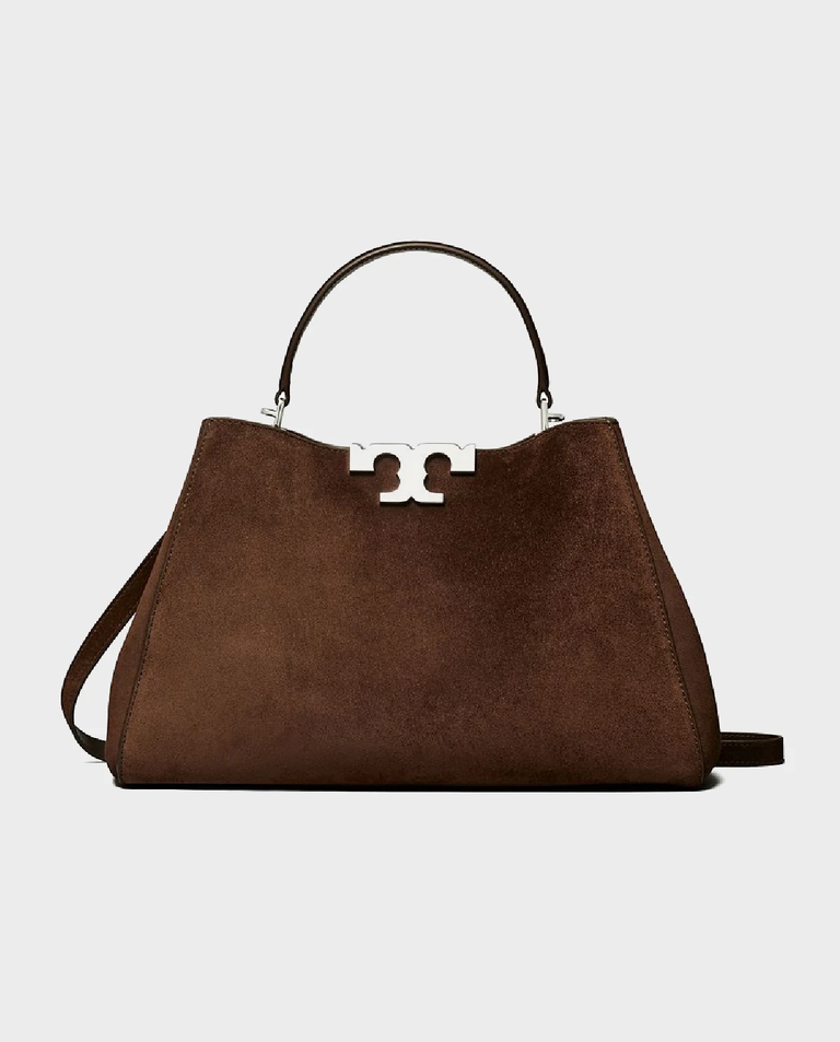 Brązowa zamszowa torebka Eleanor