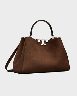 Brązowa zamszowa torebka Eleanor - Image #2