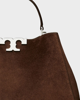 Brązowa zamszowa torebka Eleanor - Image #4