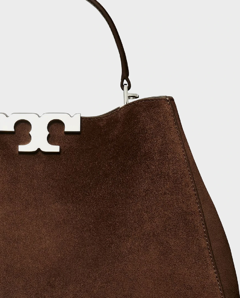 Brązowa zamszowa torebka Eleanor - Image #4