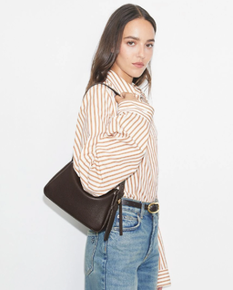 Ciemnobrązowa torebka Romy Small - Image #1