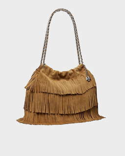 Brązowa torebka z frędzlami Fleming - Image #2