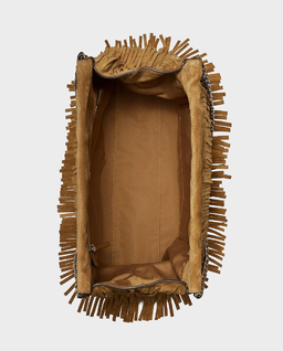 Brązowa torebka z frędzlami Fleming - Image #3