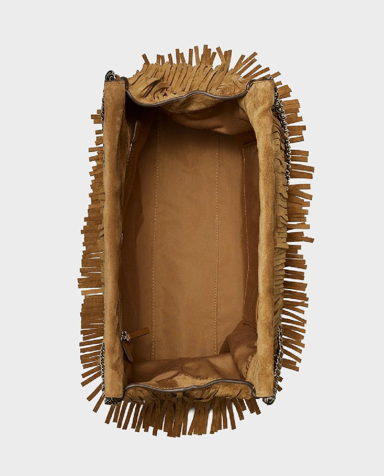 Brązowa torebka z frędzlami Fleming - Image #3