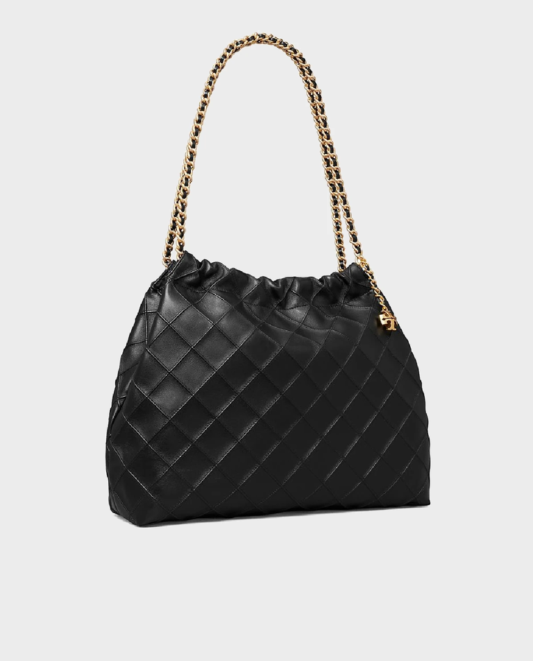 Czarna torebka na ramię Fleming Soft - Image #2