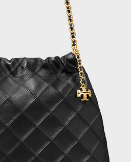 Czarna torebka na ramię Fleming Soft - Image #5