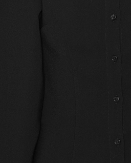 Czarna koszula z bufiastymi rękawami - Image #4