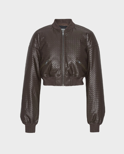 Ciemnobrązowa kurtka bomber - Image #0