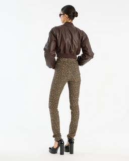 Ciemnobrązowa kurtka bomber - Image #4