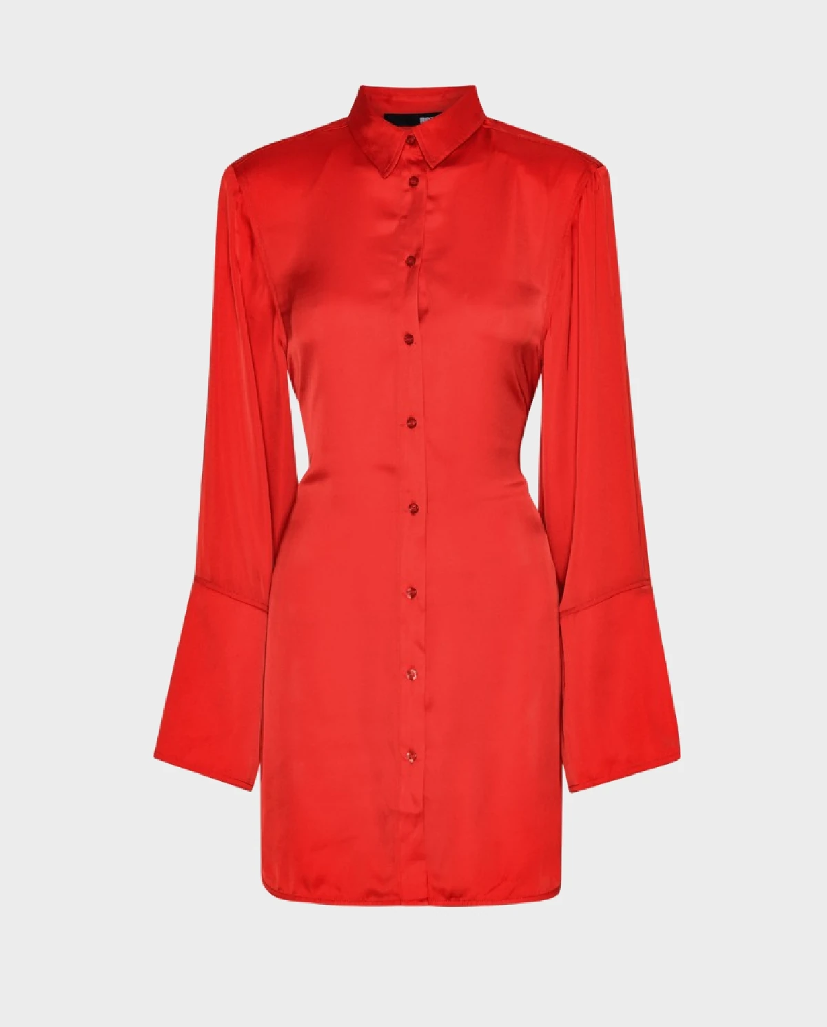 Satynowa sukienka koszulowa - Image #0