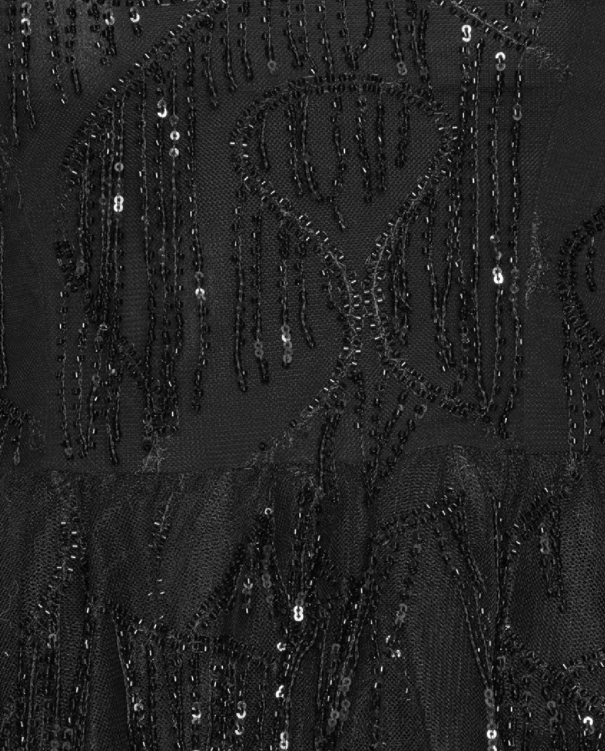 Czarny top z cekinami - Image #2