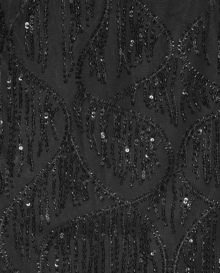 Czarna spódnica mini z cekinami - Image #2